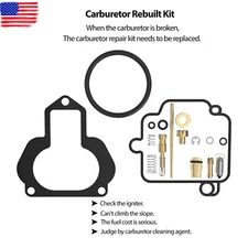 Carb Carburetor Repair Kit Rebuild Fit Yamaha Kodiak 400 YFM400FW 4x4 1993-1998