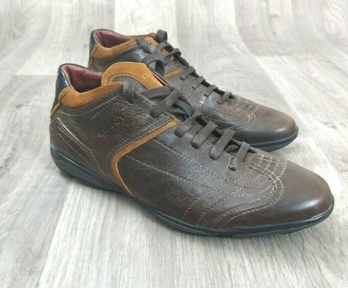 Gant Trainers Brown Leather Mens UK 7 