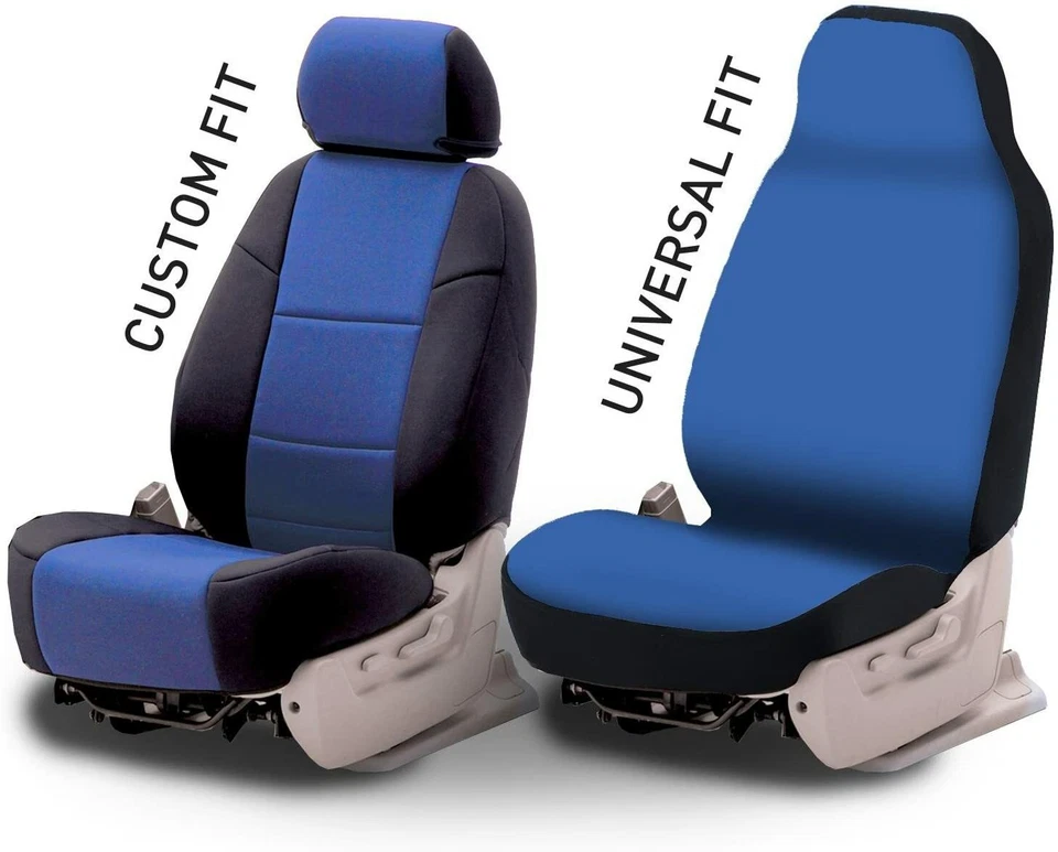 Fundas de asiento delanteras Toyota 4Runner 2003 2004 2005 2006 azul - ajuste personalizado acolchado Foto 3 de 4