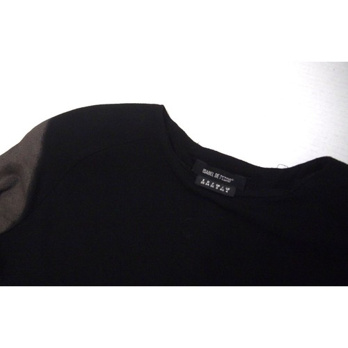 Isabel de Pedro Womens Dress 4 Bodycon Long Sleeve Knit Black Crewneck Jersey - Bild 6 von 6