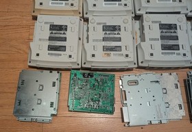 Huge Sega Dreamcast Console Parts Lot (Shell, Disc Drive, Motherboard, PSU)