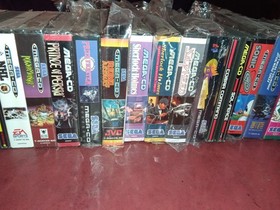 HALF FULLSET SEGA CD MEGACD EURO GAMES COLLECTION WITH OBI SPINE CARDS PAL