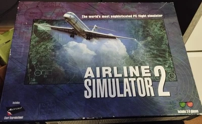 Airline Simulator 2 – Vintage PC Flight Simulator Collector’s Gem - Image 1 of 4