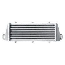 Universal Aluminum Turbo Front Mount Intercooler 23.5"x8.3"x2.7" In/Outlet:2.2''