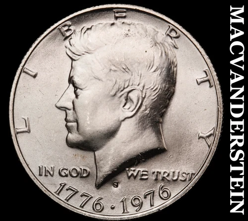 1976-S Silver Kennedy Half Dollar-Choice Gem BU No Reserve #i6689