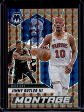 2024-25 Panini Mosaic Jimmy Butler III Montage Bronze Mosaic #/75 Warriors