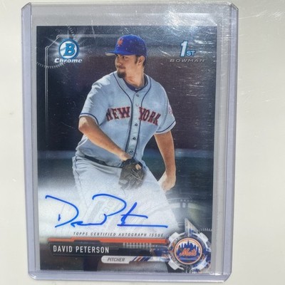 2017 Bowman Draft - Chrome Draft Pick Autographs David Peterson #CDA-DP (AU, RC)