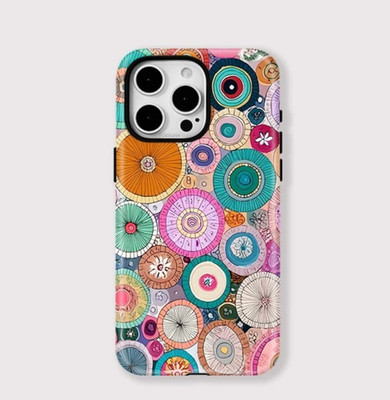 Bunter Donut Print Tough MagSafe iPhone 17 16 15 14 13 12 11 Pro Max Hülle