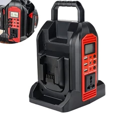 350W Power Inverter for Milwaukee 18V Battery 2-Ports DC 20V to AC 110-120V /USB