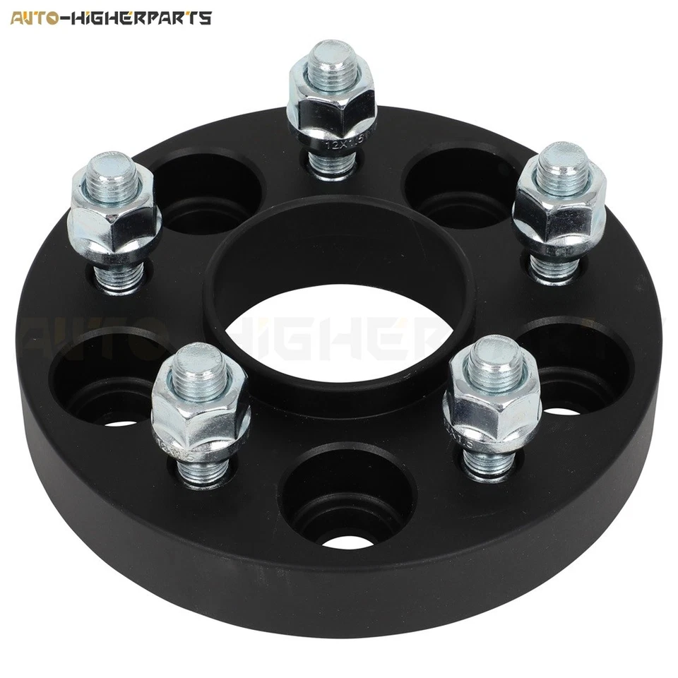 For 2 Pcs 1" 5x108 Hub Centric Wheel Spacers 2013-2018 Ford Focus Fusion Foto 3 de 4