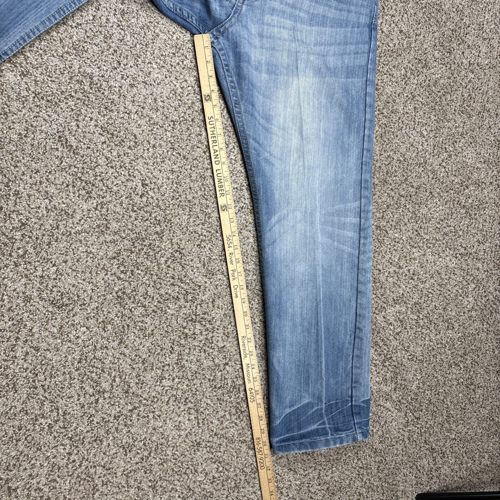 Vtg South Pole Jeans Mens 40 Fits 39 X 31 Hip Hop Skater Pants Sp Collection - View 8