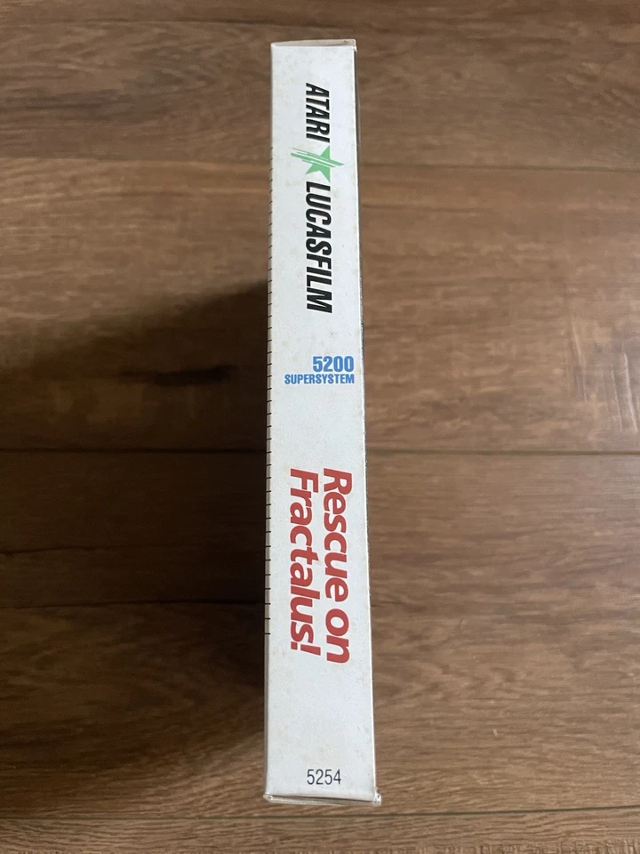 Atari 5200 SuperSystem LucasFilm Rescue on Fractalus 1984 Star Wars George Lucas - Image 4 of 4