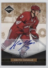2011-12 Limited Gold Monikers 9/25 Keith Yandle #102 Auto 17hv