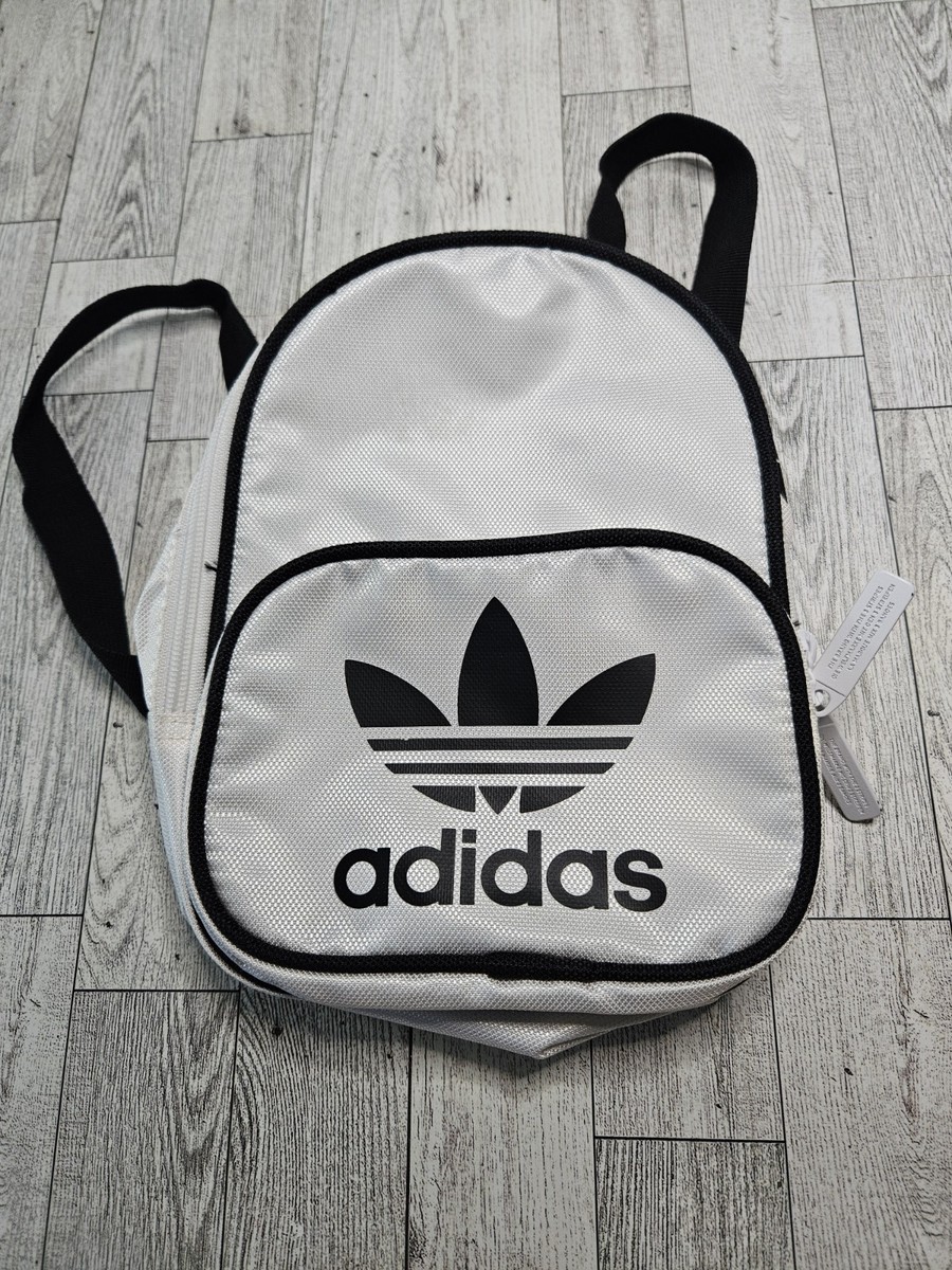 adidas Original Santiago Mini Backpack White Black 
