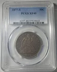 1877 S / Seated Liberty Half Dollar