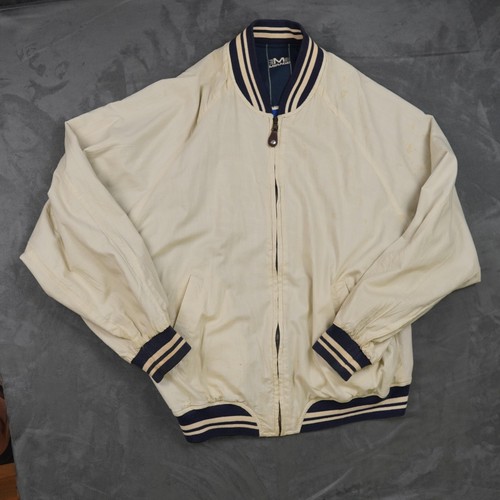 Vintage Chicago Cubs Jacket Mens XL Blue Pinstripe Mirage MLB Baseball 90s USA - Picture 14 of 24