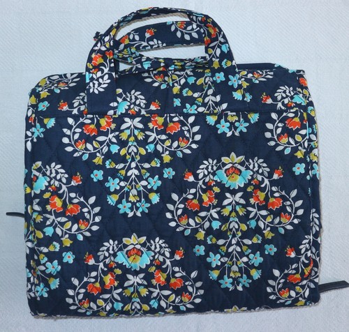 VERA BRADLEY Blue Floral Chandelier Pattern Hanging Travel Organizer EXC