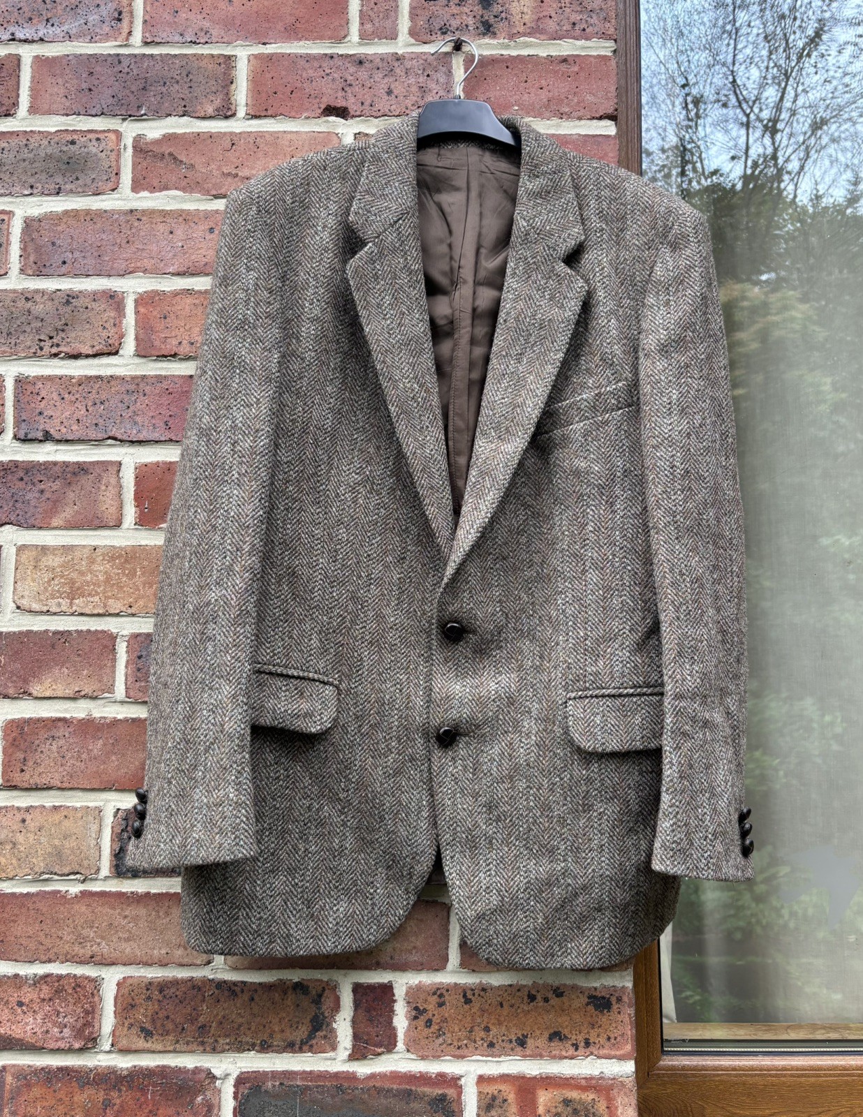 Marks & Spencer, Vintage St Michael Harris Tweed Men’s Wool Jacket Size Medium