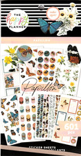 Happy Planner PAPILLON 601 Pieces BRAND NEW 30 Pages of Stickers