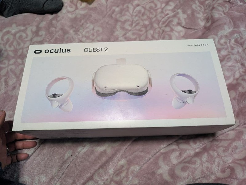 Meta Quest 2 64GB VR Headset All-in-One White Used Japan Tested Complete