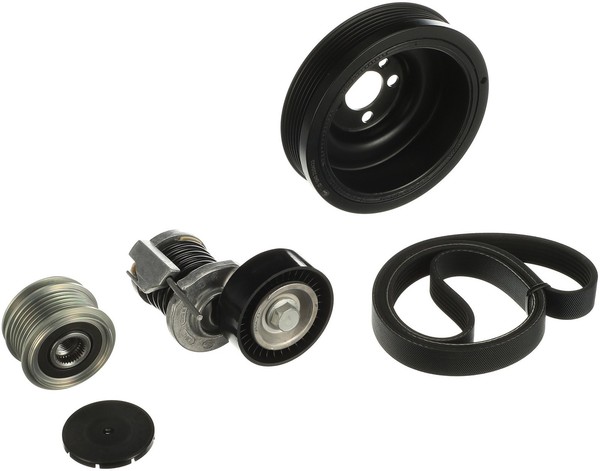 Keilrippenriemensatz Micro-V® Gates K046PK1070 FüR VW Seat Audi Skoda Caddy 3 B7-image