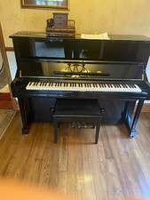 Yamaha Disklavier Mark II XG Upright Player Piano 88-Key Ebony Black 3 Pedal