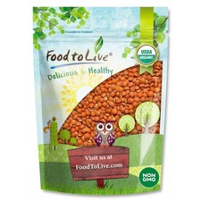 Organic Red Lentils (Football)   Decorticated...