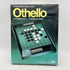 Vintage Othello Board Game COMPLETE 1984 Ideal 4435 Strategy Classic Black White