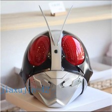 Masked Rider 02 Kamen Rider New No.02 3D Print Helmet Black Silver Cosplay Mask