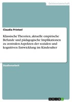 Claudia Prietzel | Klassische Theorien, Aktuelle Empirische Befunde Und...