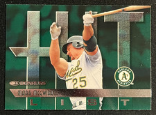 1997 Donruss Hit List Mark McGwire #413 Athletics