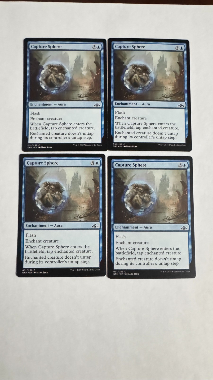 Capture Sphere - 031/259 - Guilds of Ravnica - MTG  NM  X4