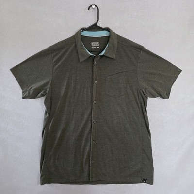 Outdoor Research Mens Green Clearwater S/S Button Up Shirt 269229 Size XXL