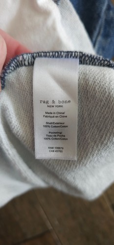 Rag & Bone Miramar Wide Leg Sweatpant Jeans Valentina S - Picture 7 of 7