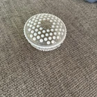 VTG Fenton White Opalescent Hobnail Lidded Trinket Box Candy Dish 4.5" x 2.75"