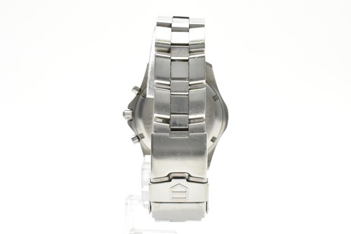 ▶️ [EXC+5] TAG HEUER CN1112 Chronographe Date Cadran Bleu Montre Homme Qz 40mm #248 - Photo 7/12