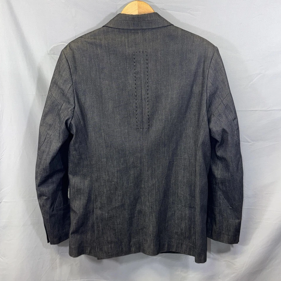 Blazer G-Star Raw para Hombres XL Carbón Denim Abrigo Deportivo Chaqueta Forrada con Dos Botones Foto 2 de 4