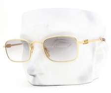 Miu Miu Sunglasses SMU A53 5AK-04O Polished Gold Light Gray Gradient with Case