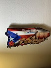Puerto Rico Flag Keychain Holder Isla Musica Boricua Art — photo 2