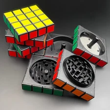 2.3" 4 pcs Crusher Twist Cube Grinder Tobacco Smoking Accessories