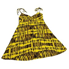 Alice + Olivia Tiedye Raquel Minidress Boho Retro Zebra Tiger Animal print 8