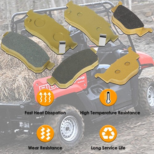Front & Rear Ceramic Disc Brake Pads For 2014-2021 Honda Pioneer 500 700 700-4 - Bild 4 von 11