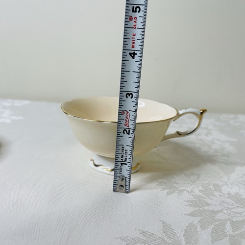 Taza de té y platillo de porcelana Paragon melocotón/rosa suave doble garantía sin astillas - Imagen 13 de 14