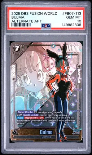 Bulma [Alternate Art] FB07-113 Dragon Ball Japanese Super Wish for Shenron card