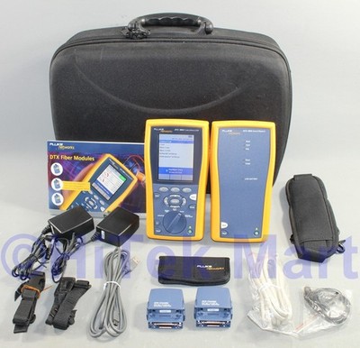 Fluke Networks DTX-1800 DTX Cable Analyzer w accessories w Fluke case