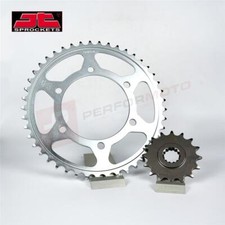 JT Front & Rear Steel Sprocket Set to fit Suzuki GSXR750 L1-L7 11-17