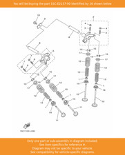 YAMAHA Bolt, 1SC-E2157-00 OEM YFM300