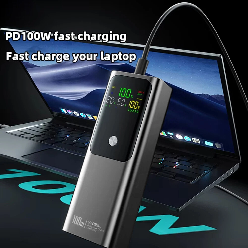 Power Bank 20000mAh 100W Charging Portable External Battery Backup For Phone/lap Power Bank 20000mAh 100W Charging Portable External Battery Backup For Phone/lap