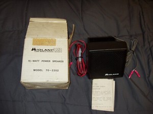 Midland Model 70-2352 15 Watt External Speaker for 2-Way Radio