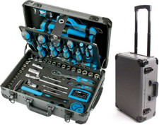 Valigia alluminio cassetta portautensili porta utensili attrezzi trolley Fervi